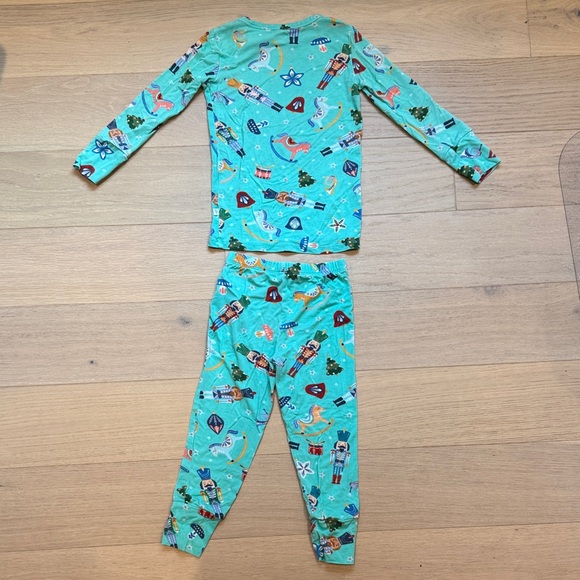 Kids Pajamas with Fun Print - Blue - Picture 3 of 4
